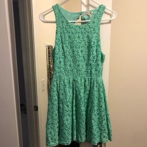 Kirra mint mini dress